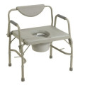 Steel folding commode chair with back CM003